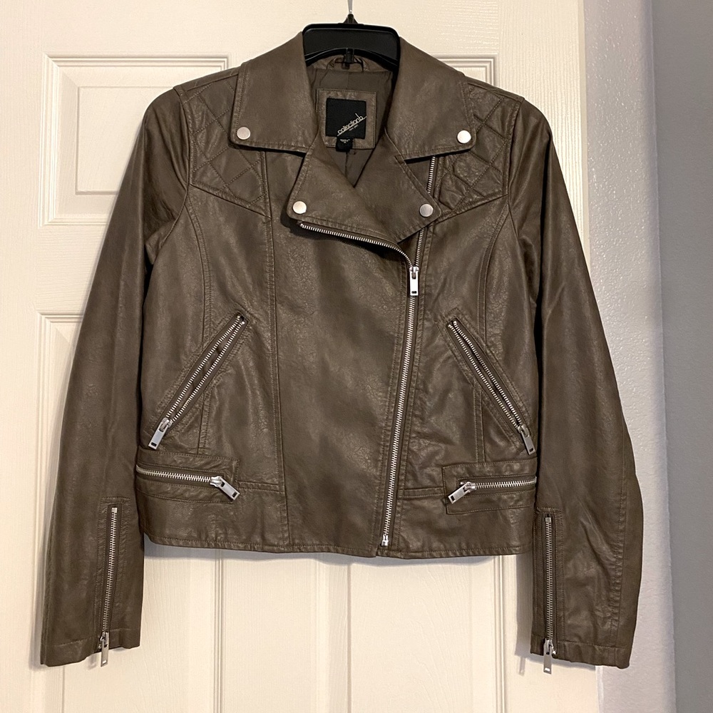 CollectionB Faux Leather Jacket